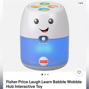 Fisher-Price Laugh Learn Babble Wobble Hub Interactive Toy